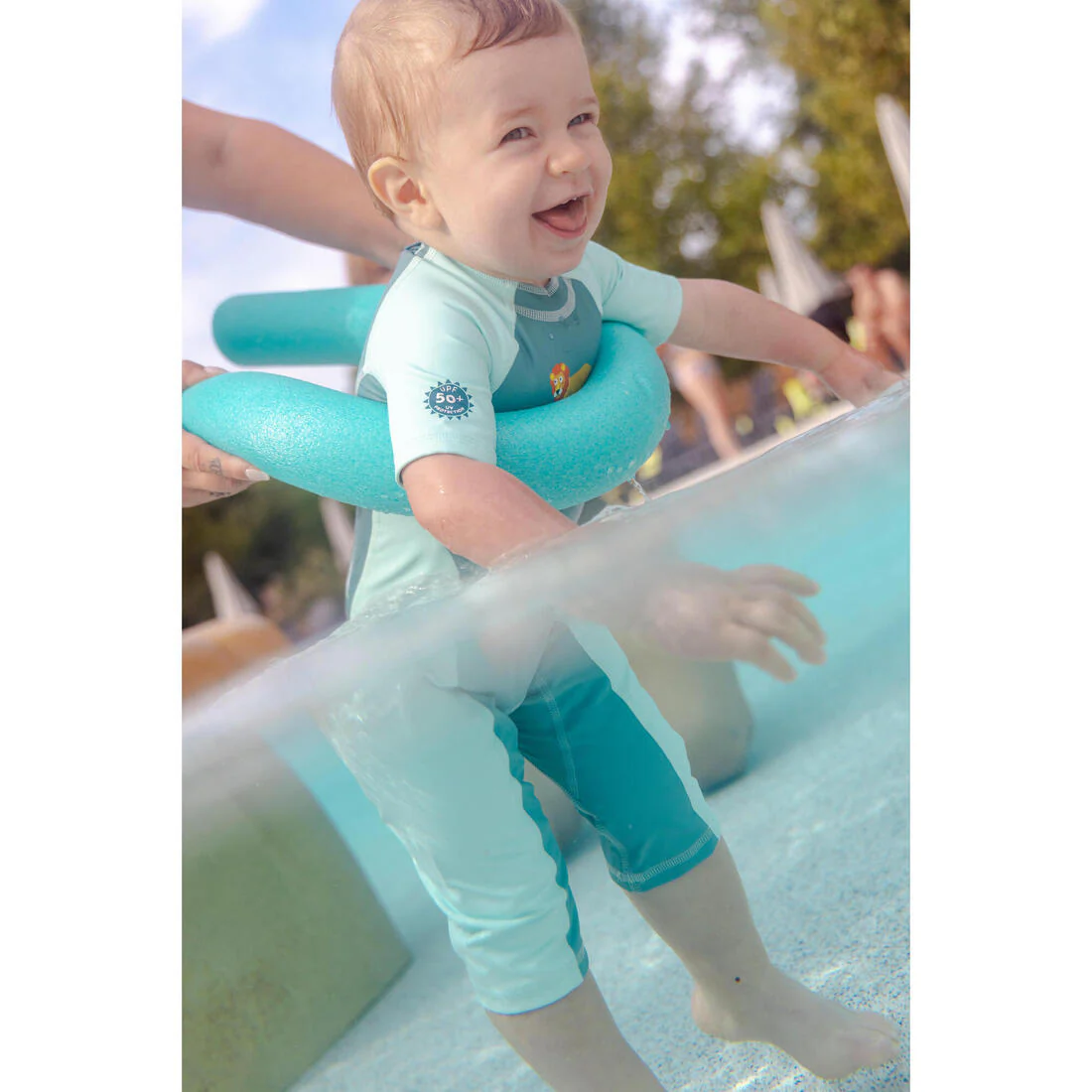 Baby UV Protection Wetsuit Kloupi - Panda Print - Image 10