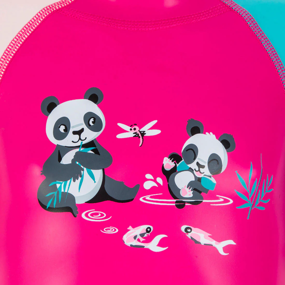 Baby UV Protection Wetsuit Kloupi - Panda Print - Image 13