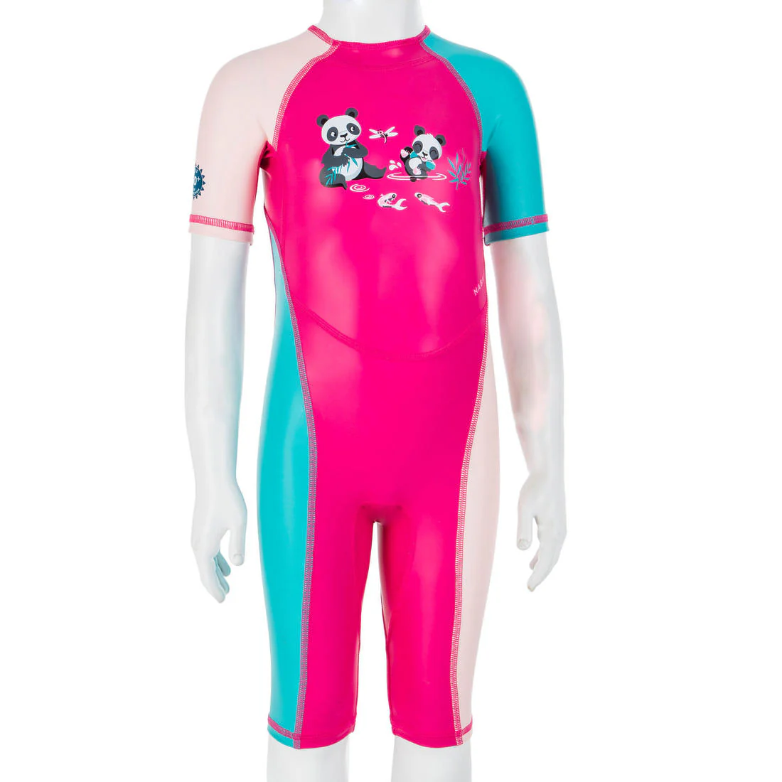 Baby UV Protection Wetsuit Kloupi - Panda Print - Image 3