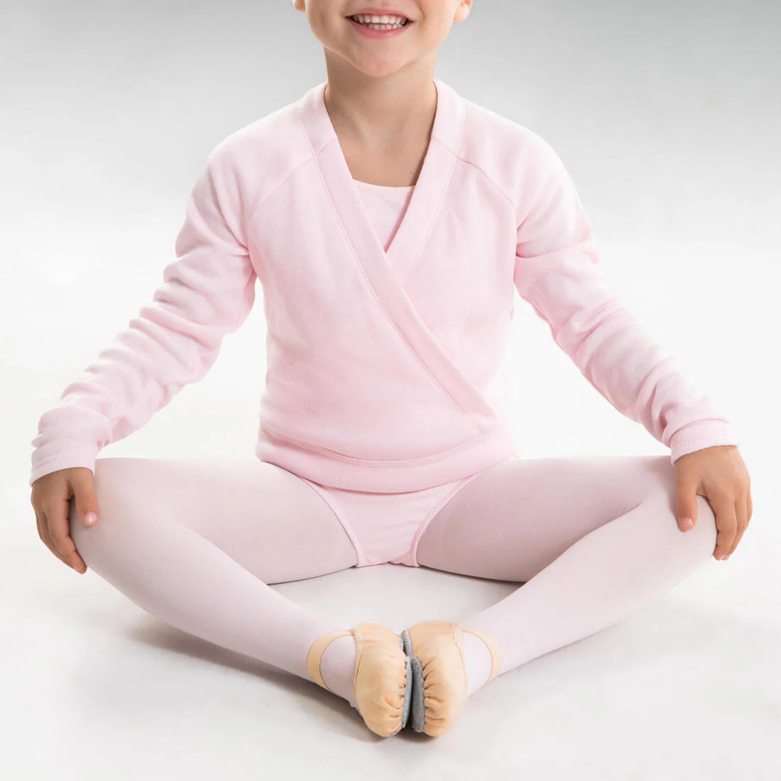 Ballet Full Sole Demi-Pointe Canvas Shoes Sizes 8C to 7 - Salmon - Image 11