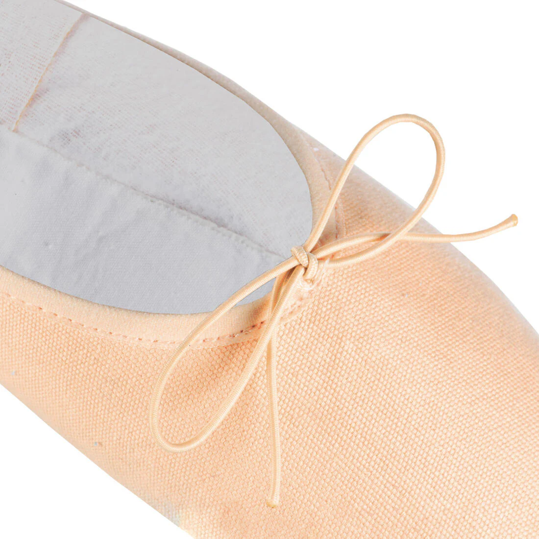 Ballet Full Sole Demi-Pointe Canvas Shoes Sizes 8C to 7 - Salmon - Image 12