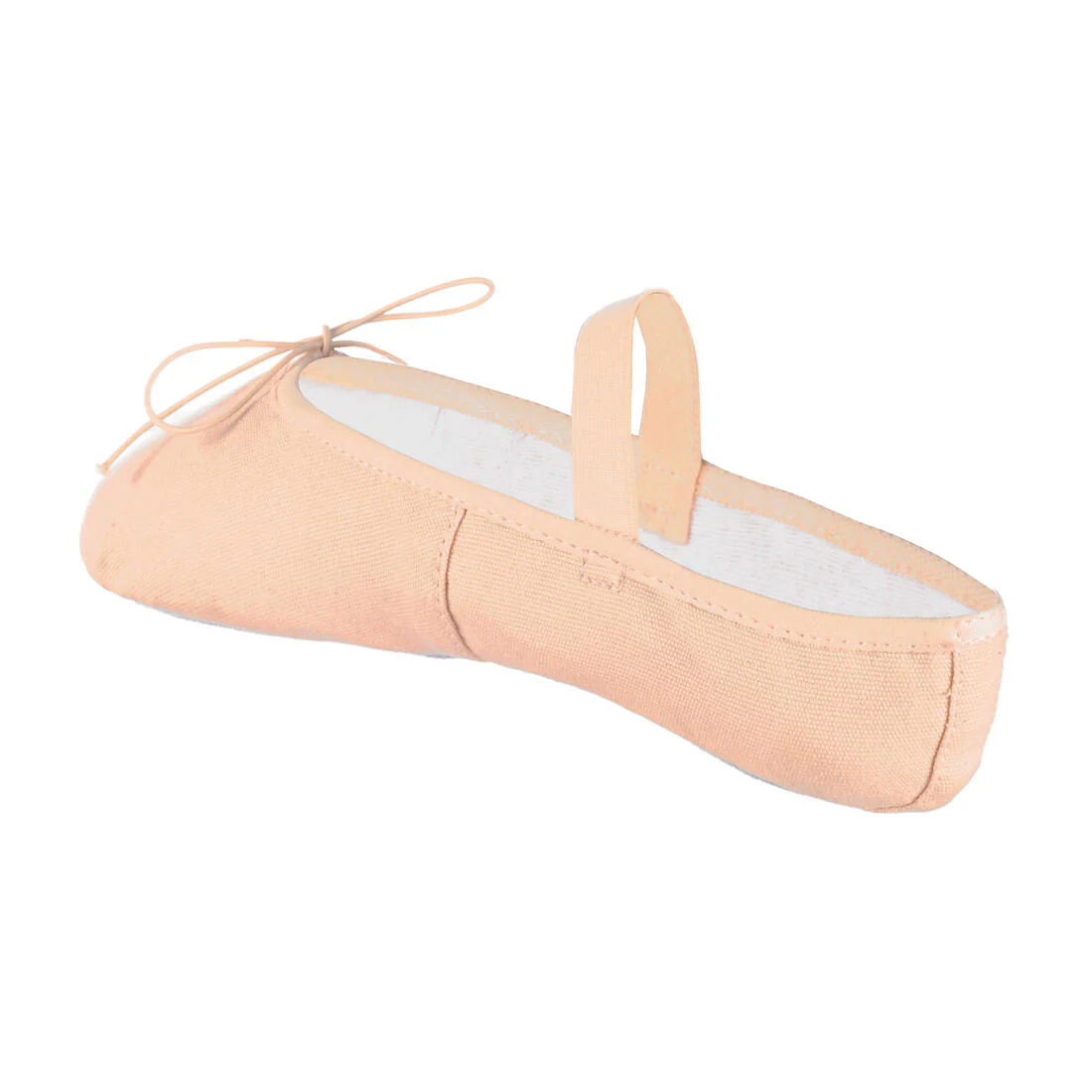 Ballet Full Sole Demi-Pointe Canvas Shoes Sizes 8C to 7 - Salmon - Image 13