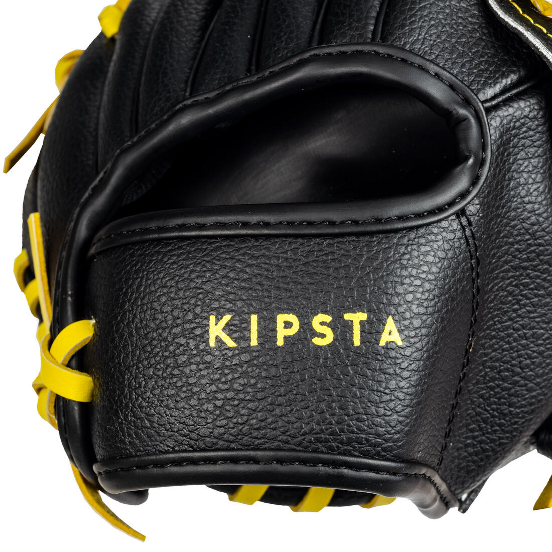 Baseball Glove right-hand throw kids - BA100 Yellow  Black - Image 5