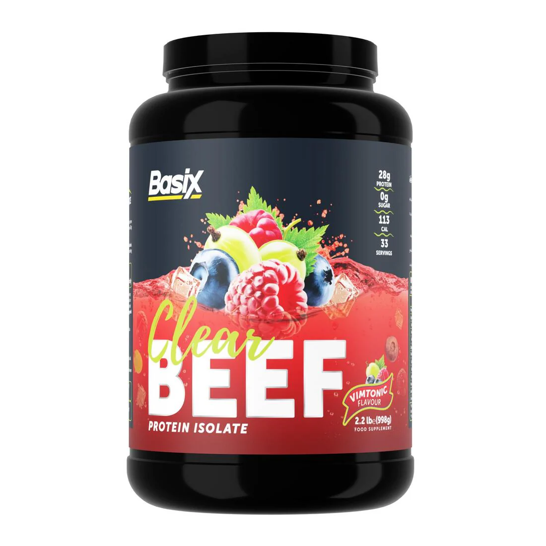 Basix Beef Protein Isolate 2.2 LB –Vimtonic