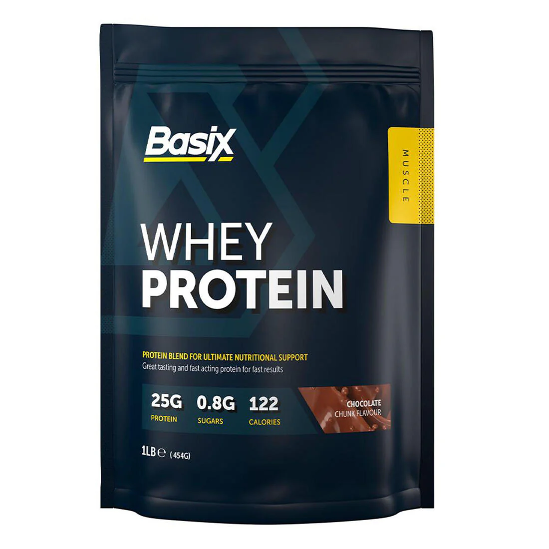 basix whey protein chocolate flavor - 1lb