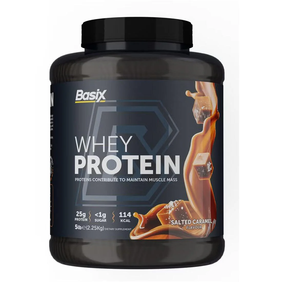 BASIX Whey Protein Salted Caramel - 5 lb
