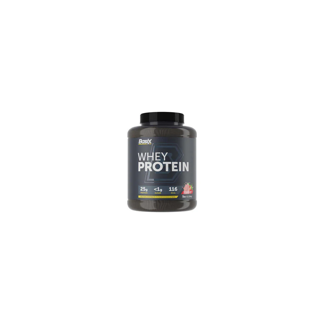 basix whey protein starwberry 5lb - (No Delivery - Pick up only)