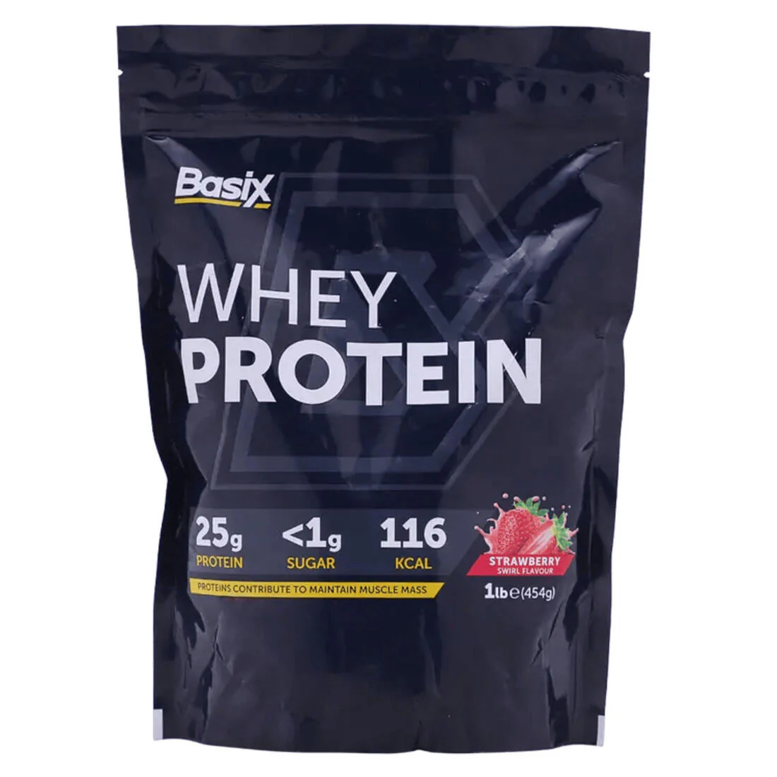 Basix whey protein strawberry flavor -1 lb