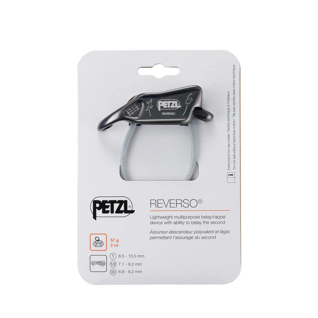 BELAY-RAPPEL SYSTEM - REVERSO GREY - Image 6