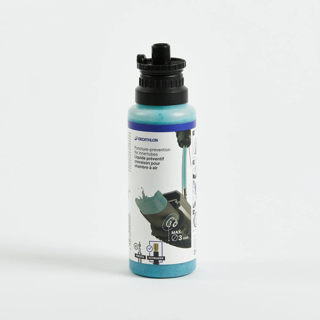 Sealant fluid for Schrader bicycle inner tubes