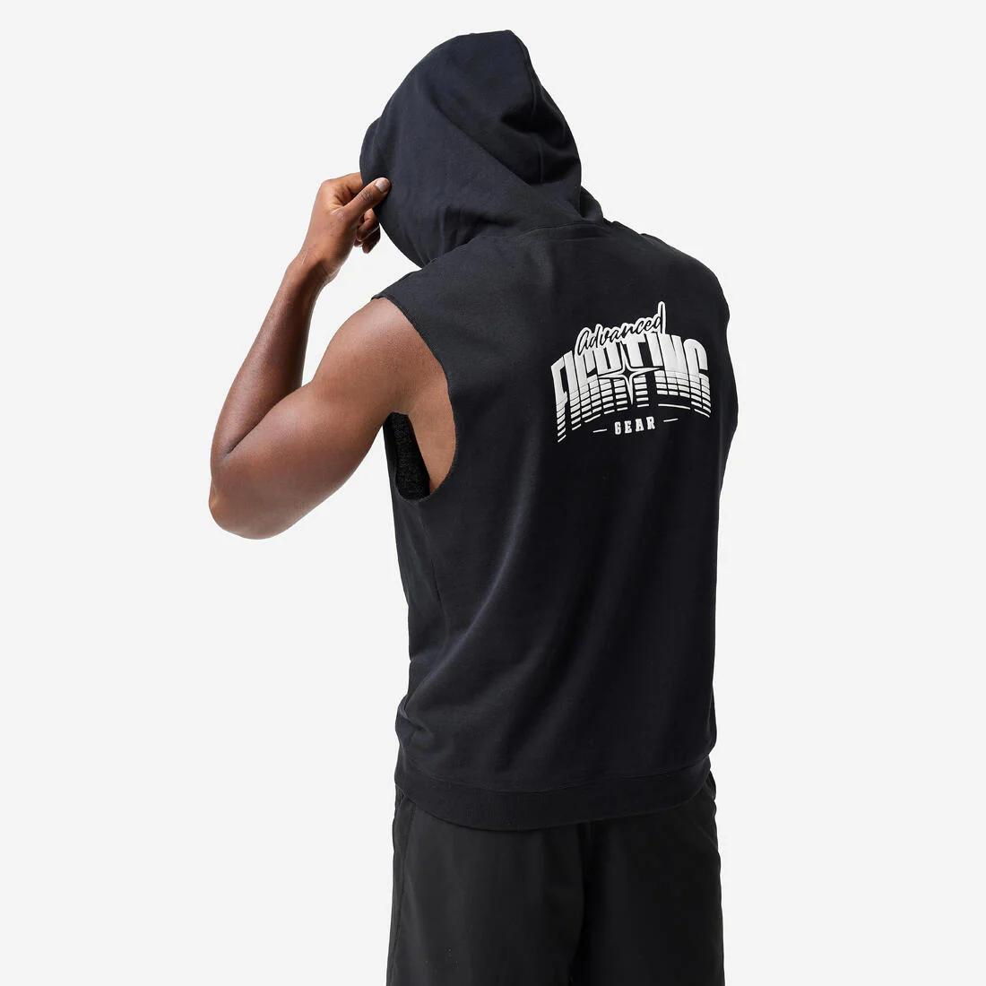 Boxing Hooded Tank Top - Black - Image 2