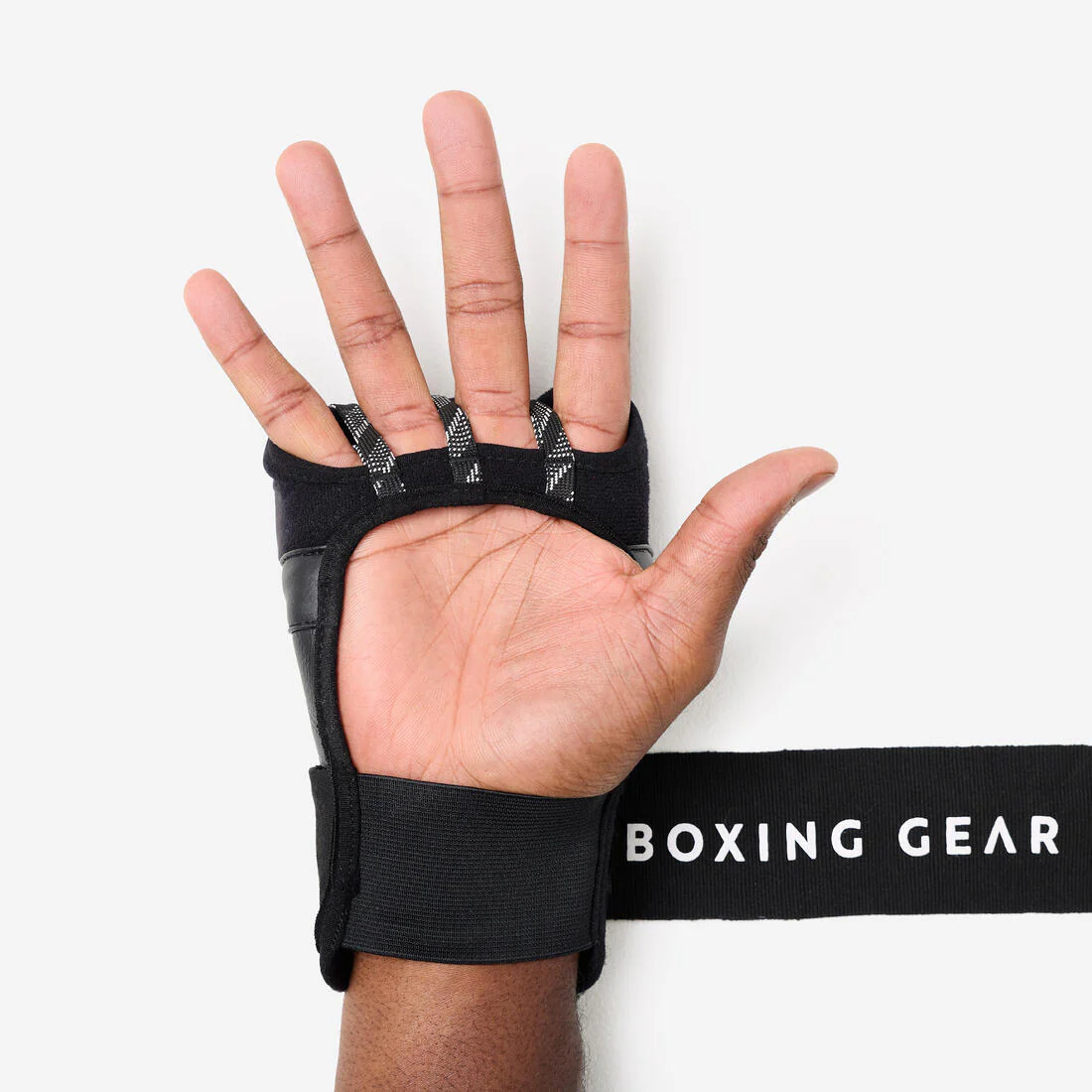 Boxing Liner Gloves 500 Ergo - Black - Image 2