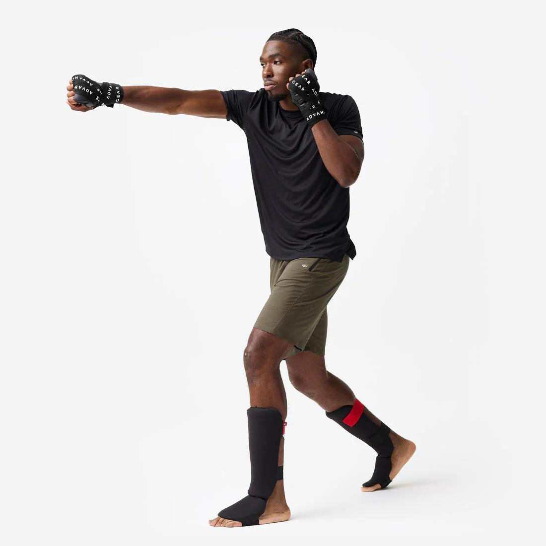 Boxing Liner Gloves 500 Ergo - Black - Image 3