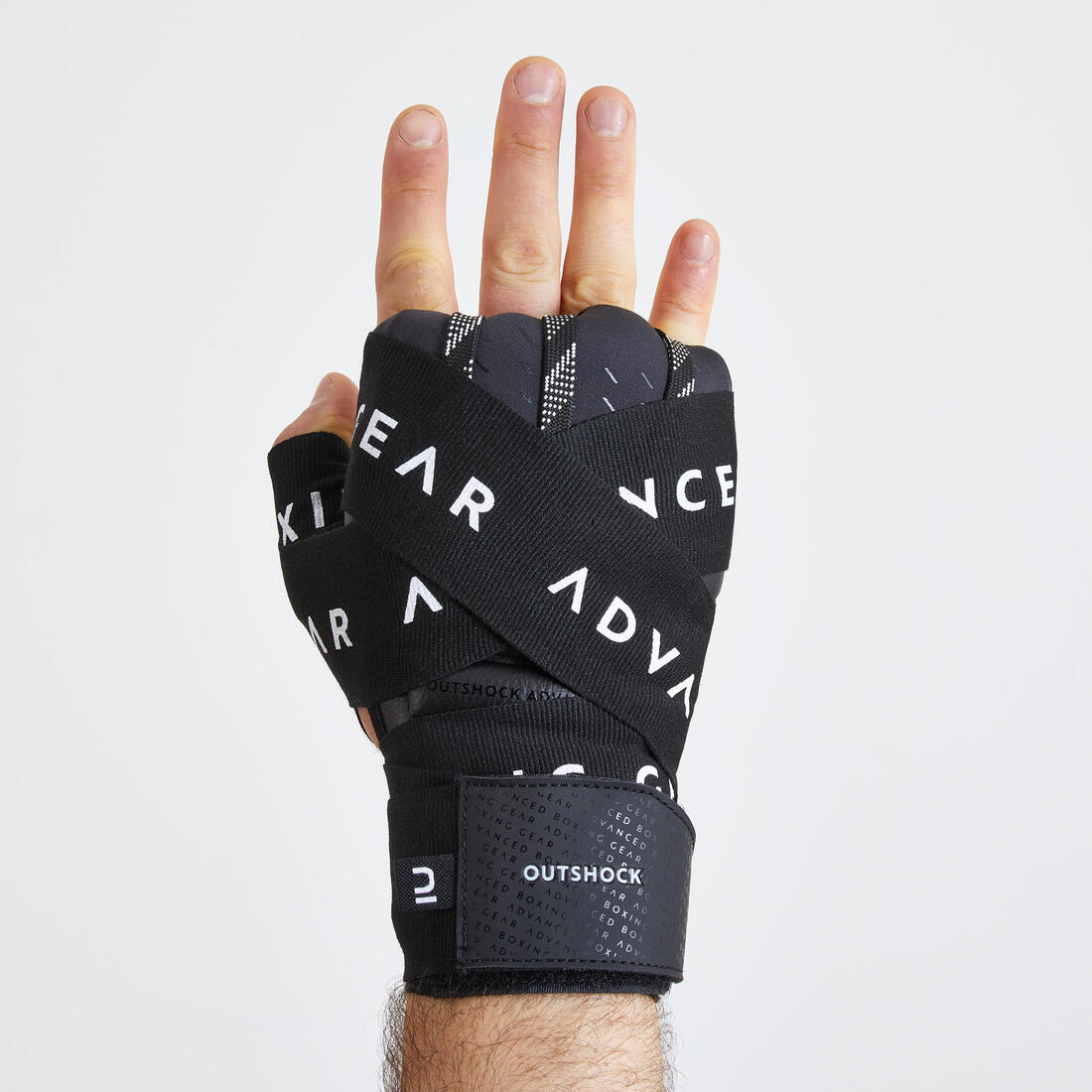 Boxing Liner Gloves 500 Ergo - Black - Image 5