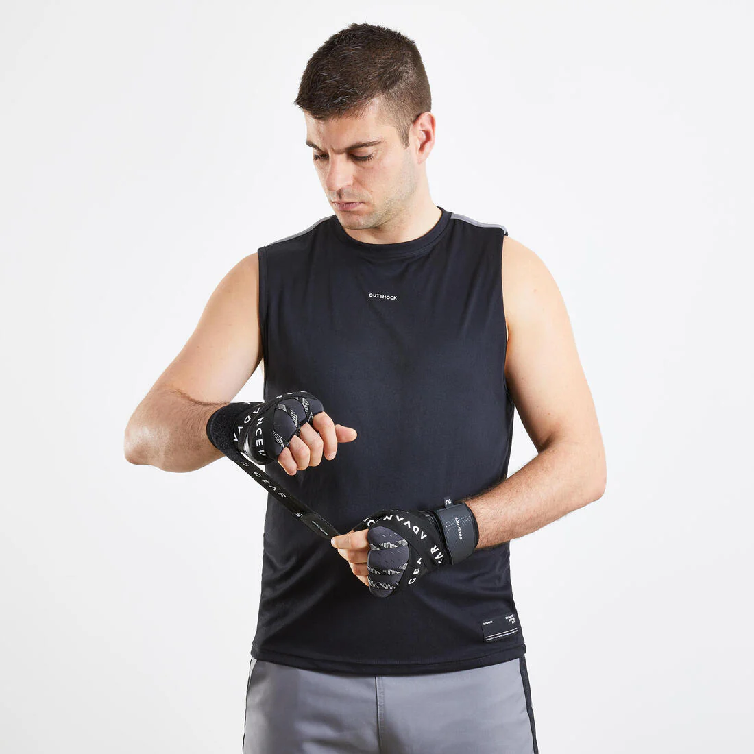 Boxing Liner Gloves 500 Ergo - Black - Image 7