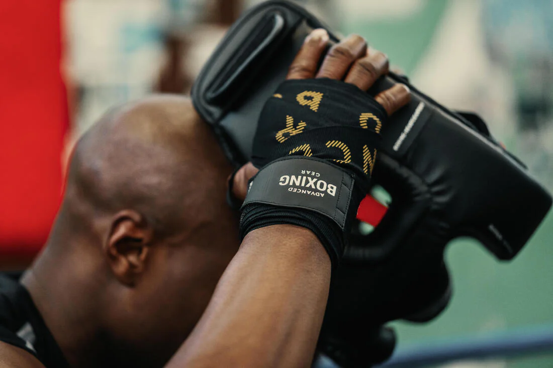 Boxing Wraps 4.5 m Black/Gold - Image 6