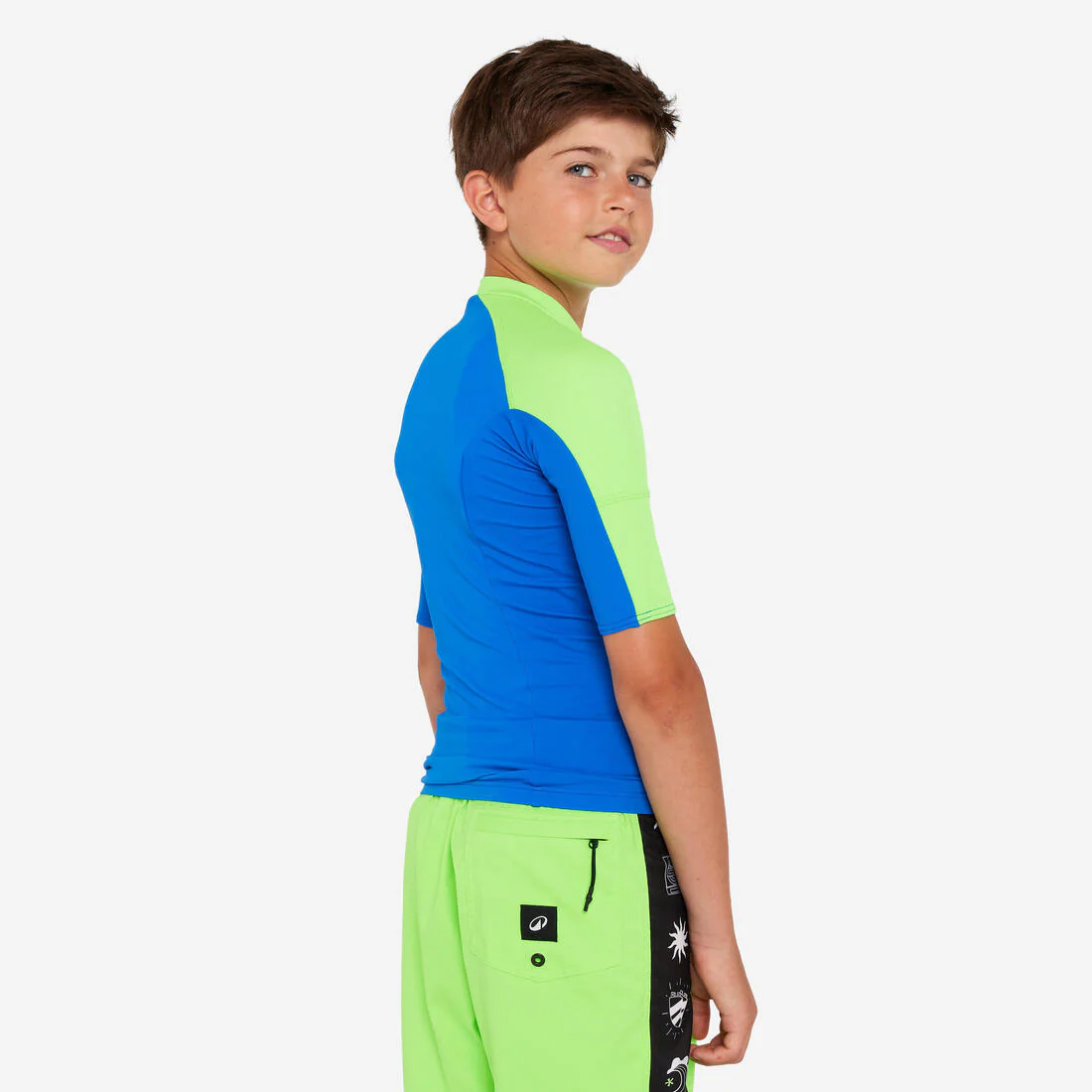 Boy’s short-sleeved anti-UV T-shirt - 500 Camo - Image 5