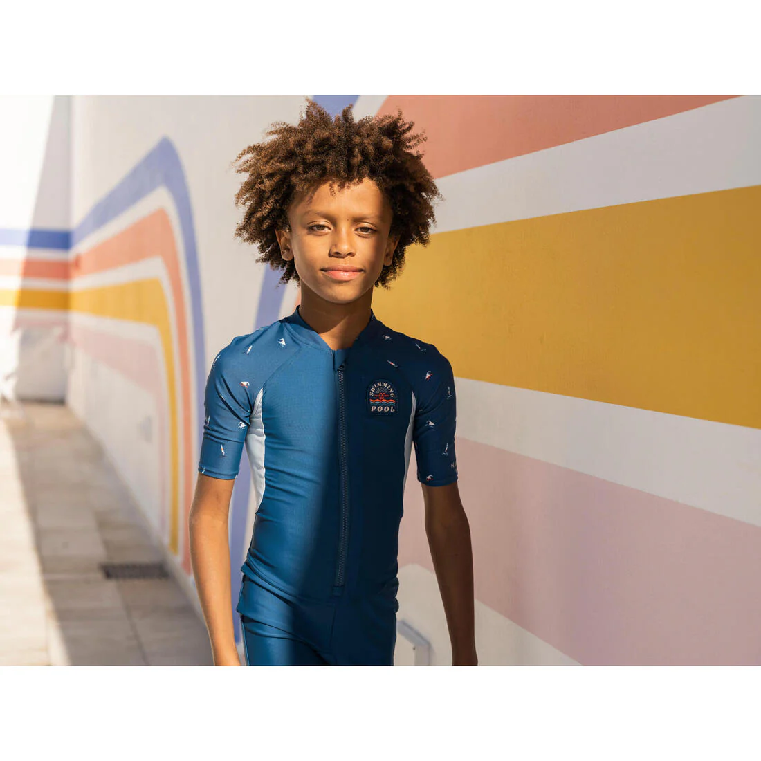 Boy’s Wetsuit Shorty 100 Short Sleeve - Image 10