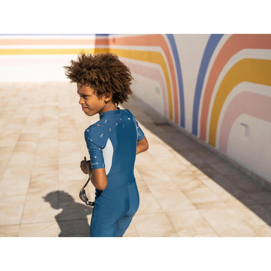 Boy’s Wetsuit Shorty 100 Short Sleeve - Image 11