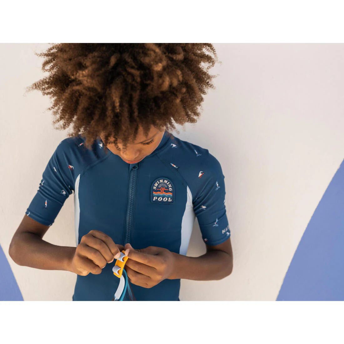Boy’s Wetsuit Shorty 100 Short Sleeve - Image 14