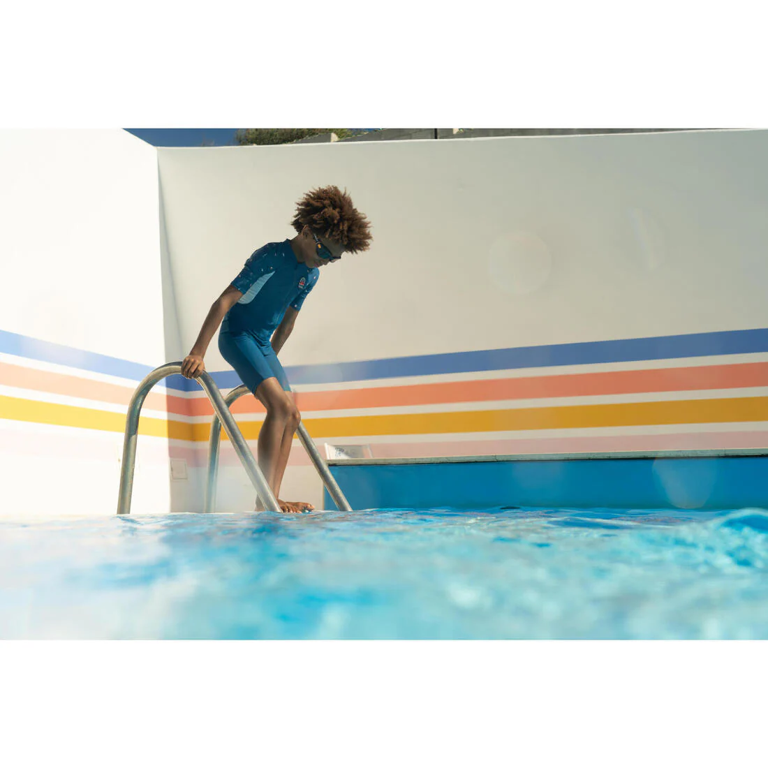 Boy’s Wetsuit Shorty 100 Short Sleeve - Image 17