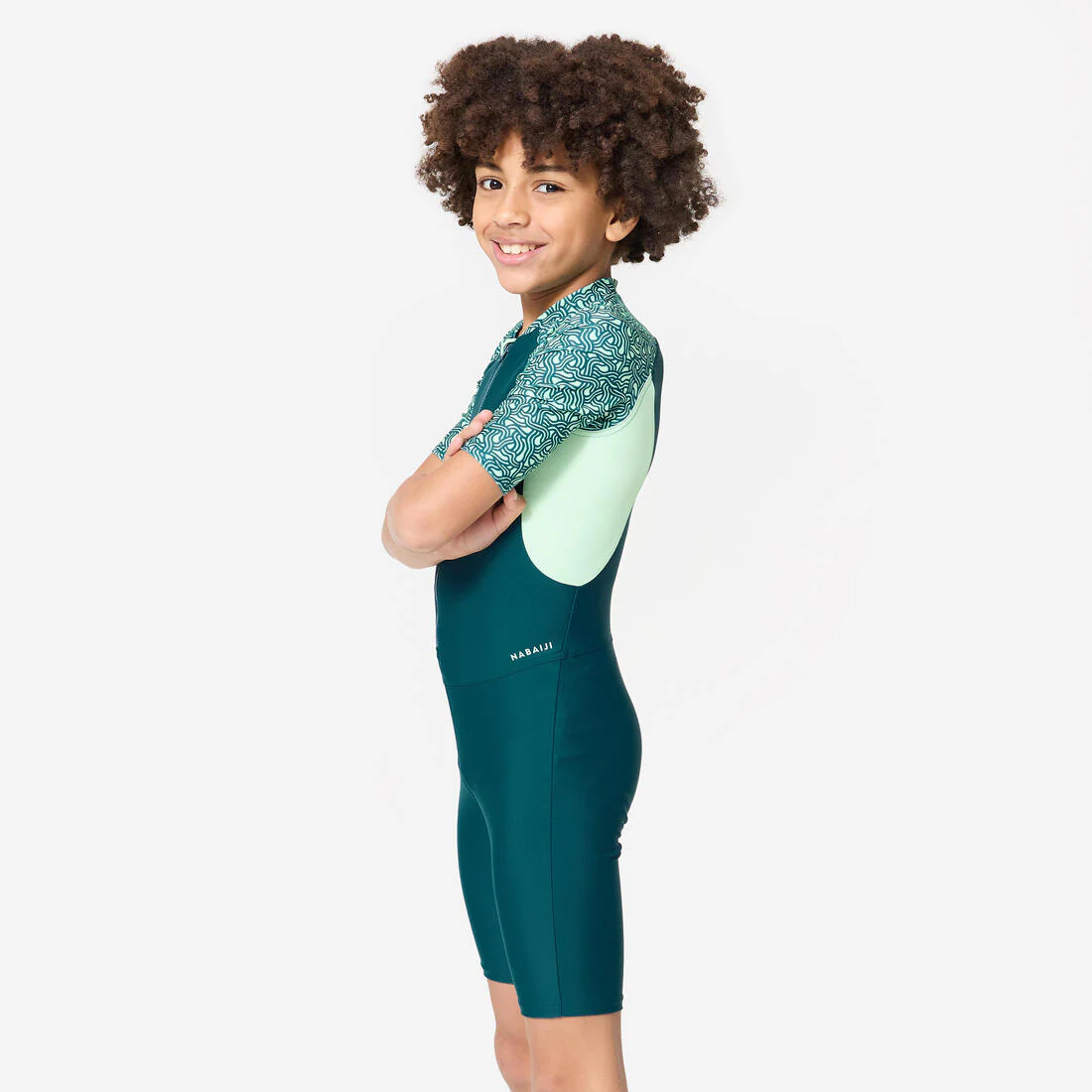 Boy’s Wetsuit Shorty 100 Short Sleeve - Image 4