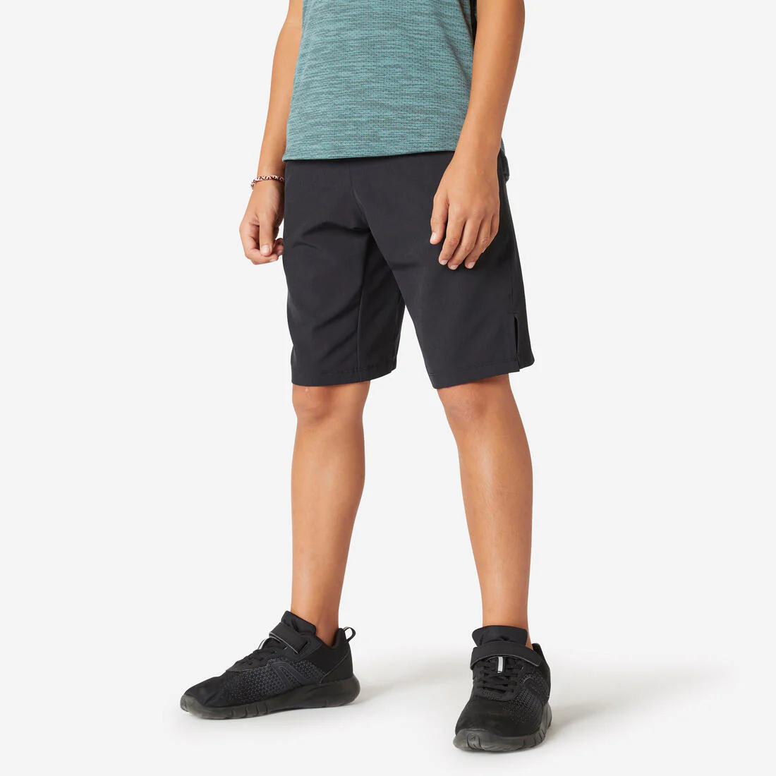 Boys' Breathable Synthetic Shorts W500