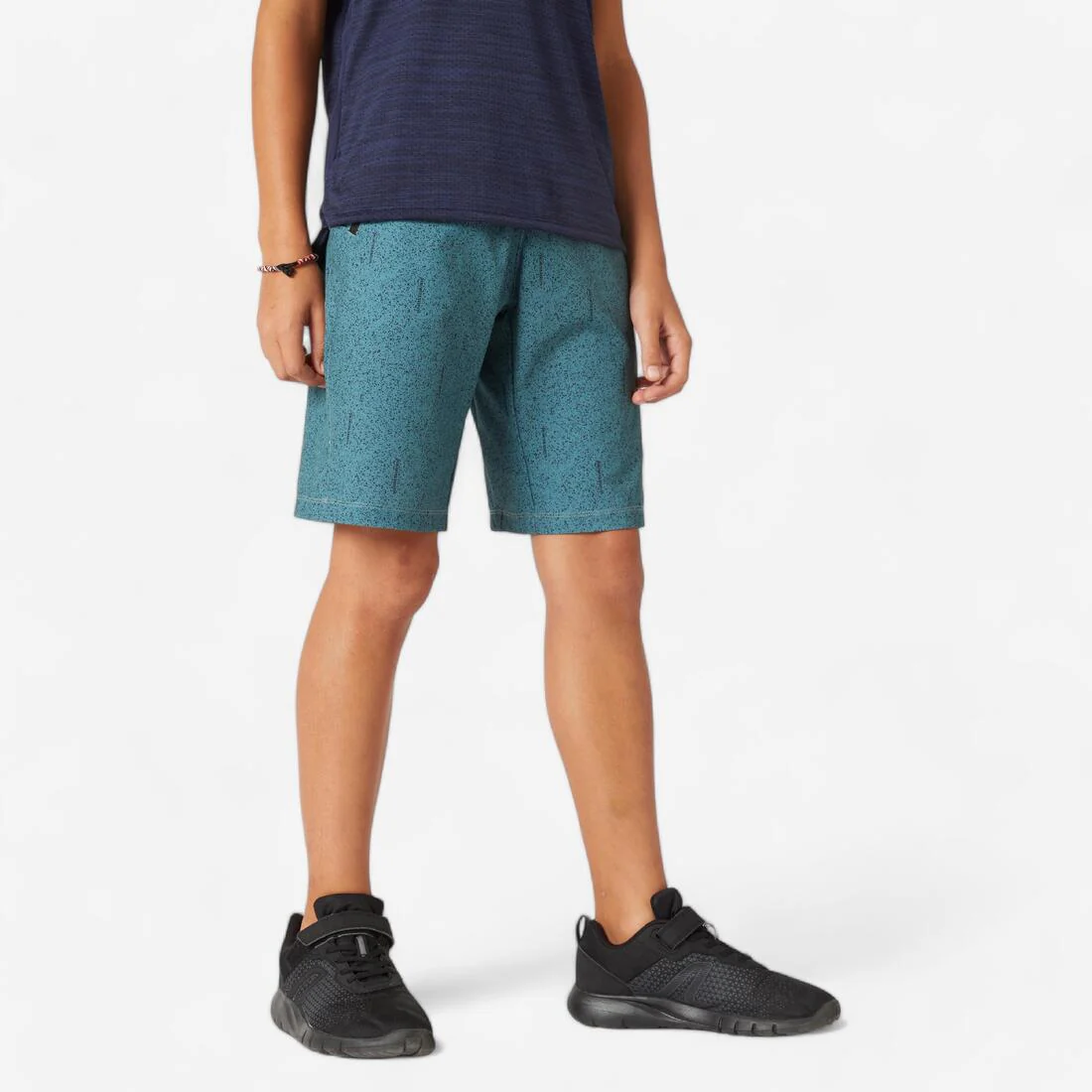 Boys' Breathable Synthetic Shorts W500 - Image 2