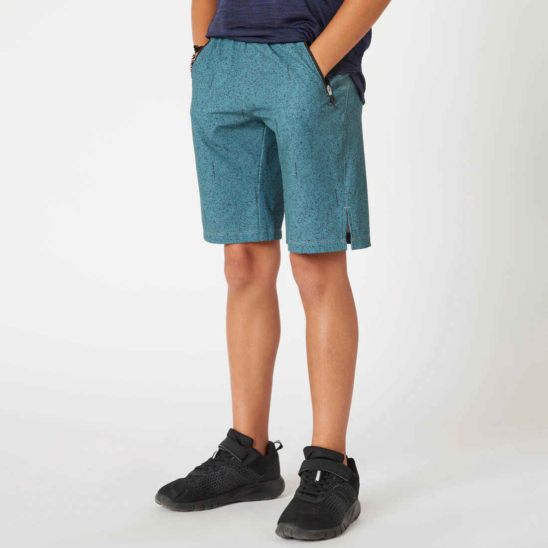 Boys' Breathable Synthetic Shorts W500 - Image 6