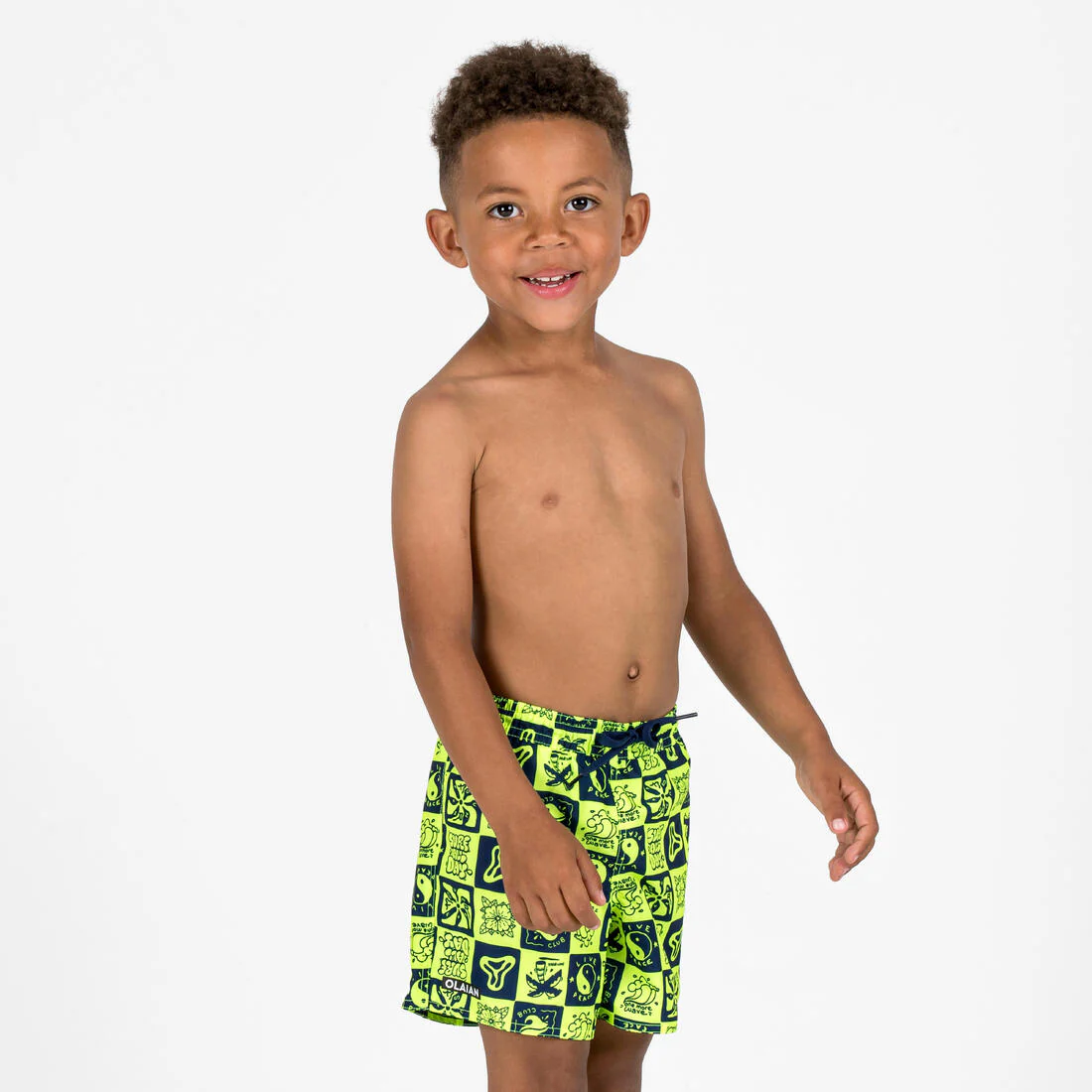 Boys’ swim shorts -100 shadow