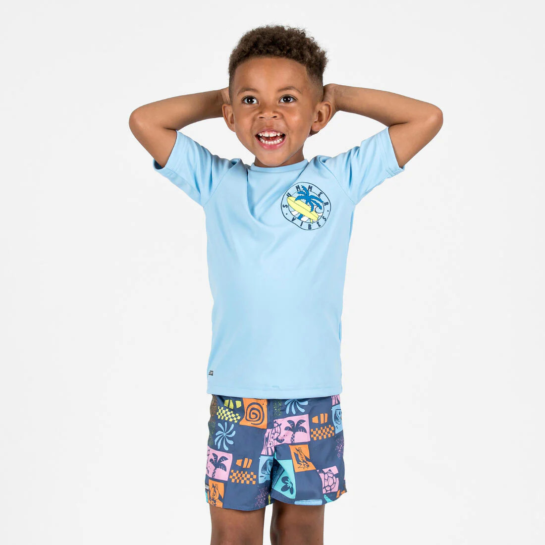 Boys’ swim shorts -100 shadow - Image 3