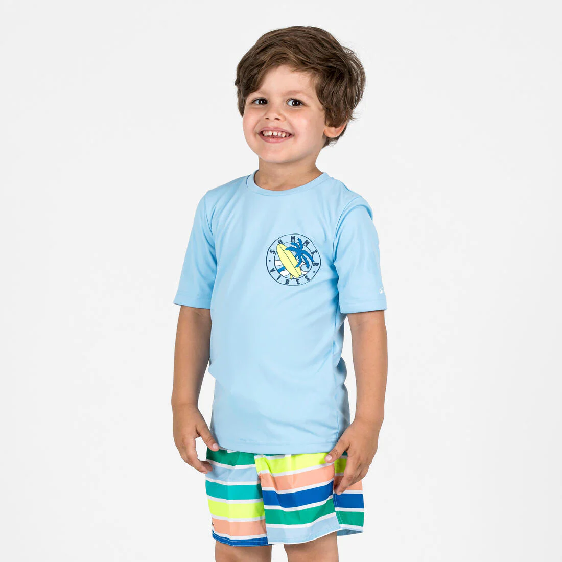 Boys’ swim shorts -100 shadow - Image 4