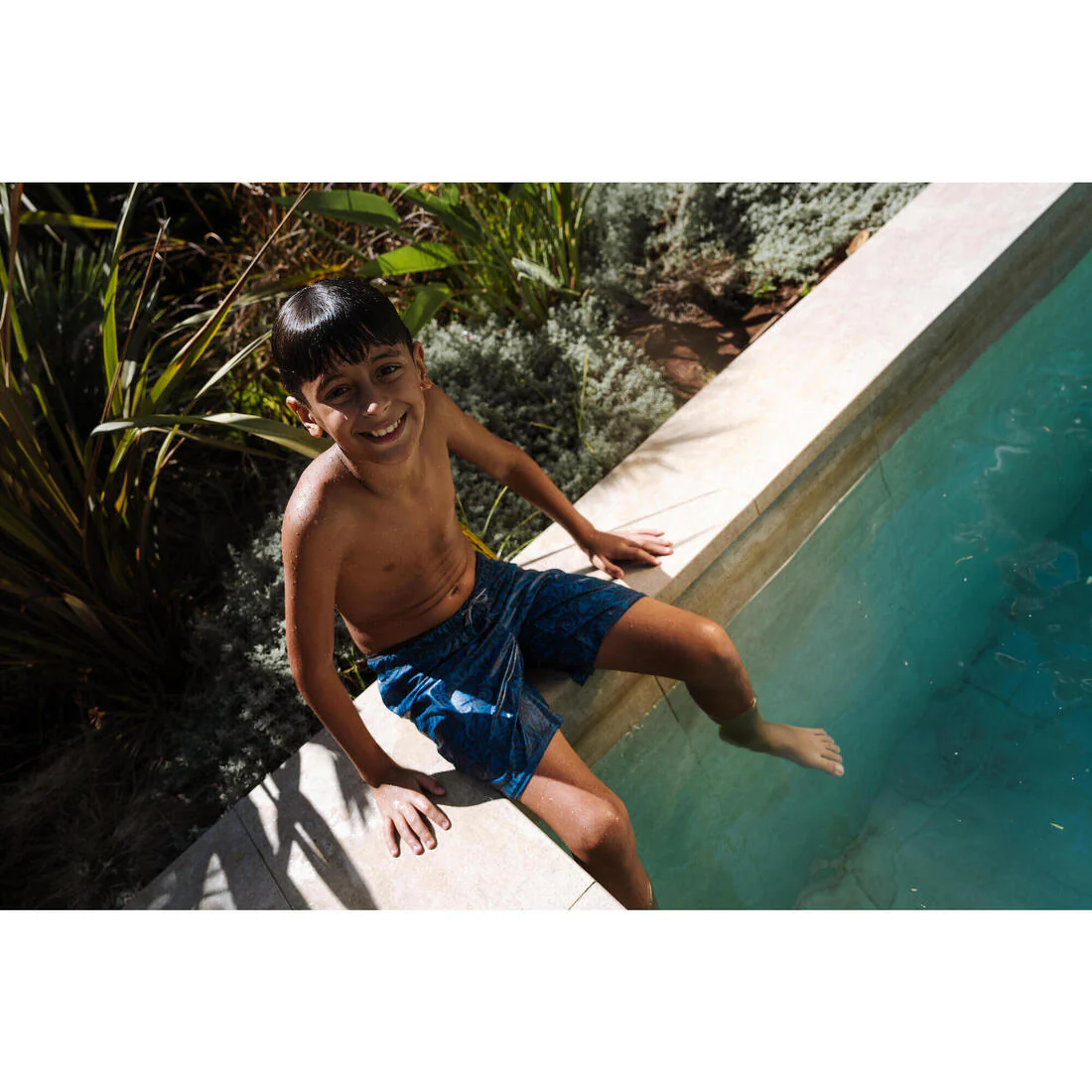 Boys’ swimming long swim shorts - 100 Hotu - Image 6