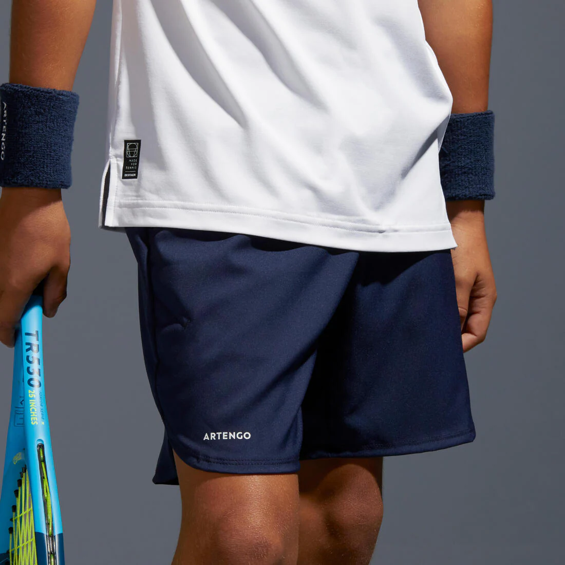 Boys' Tennis Shorts TSH500 - Navy Blue - Image 5