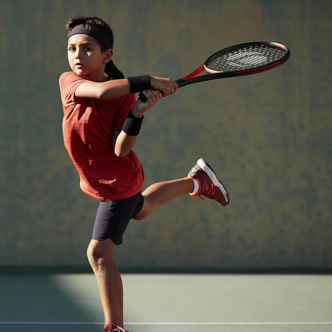 Boys' Tennis Shorts TSH900 - Black - Image 10