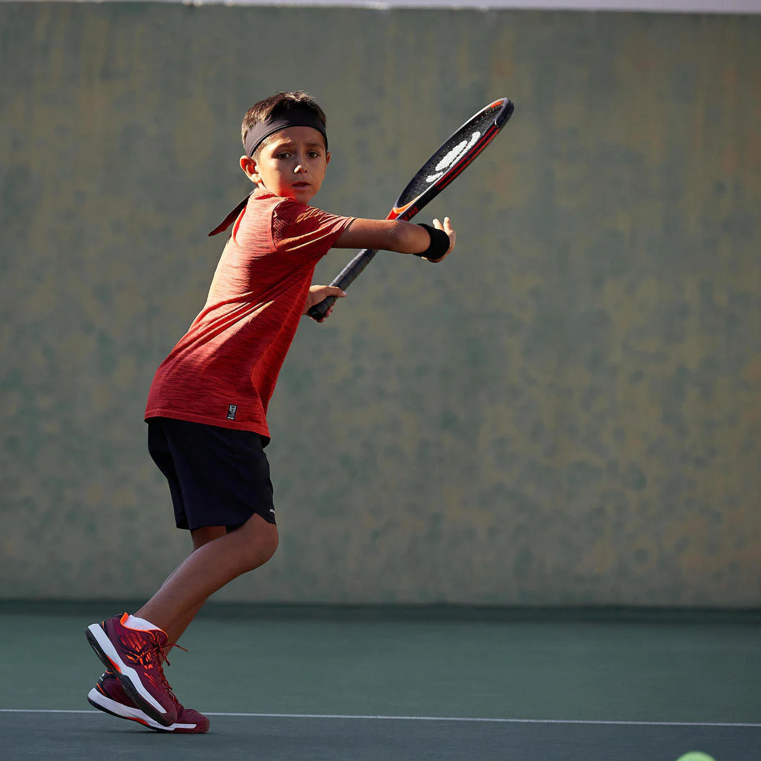 Boys' Tennis Shorts TSH900 - Black - Image 11
