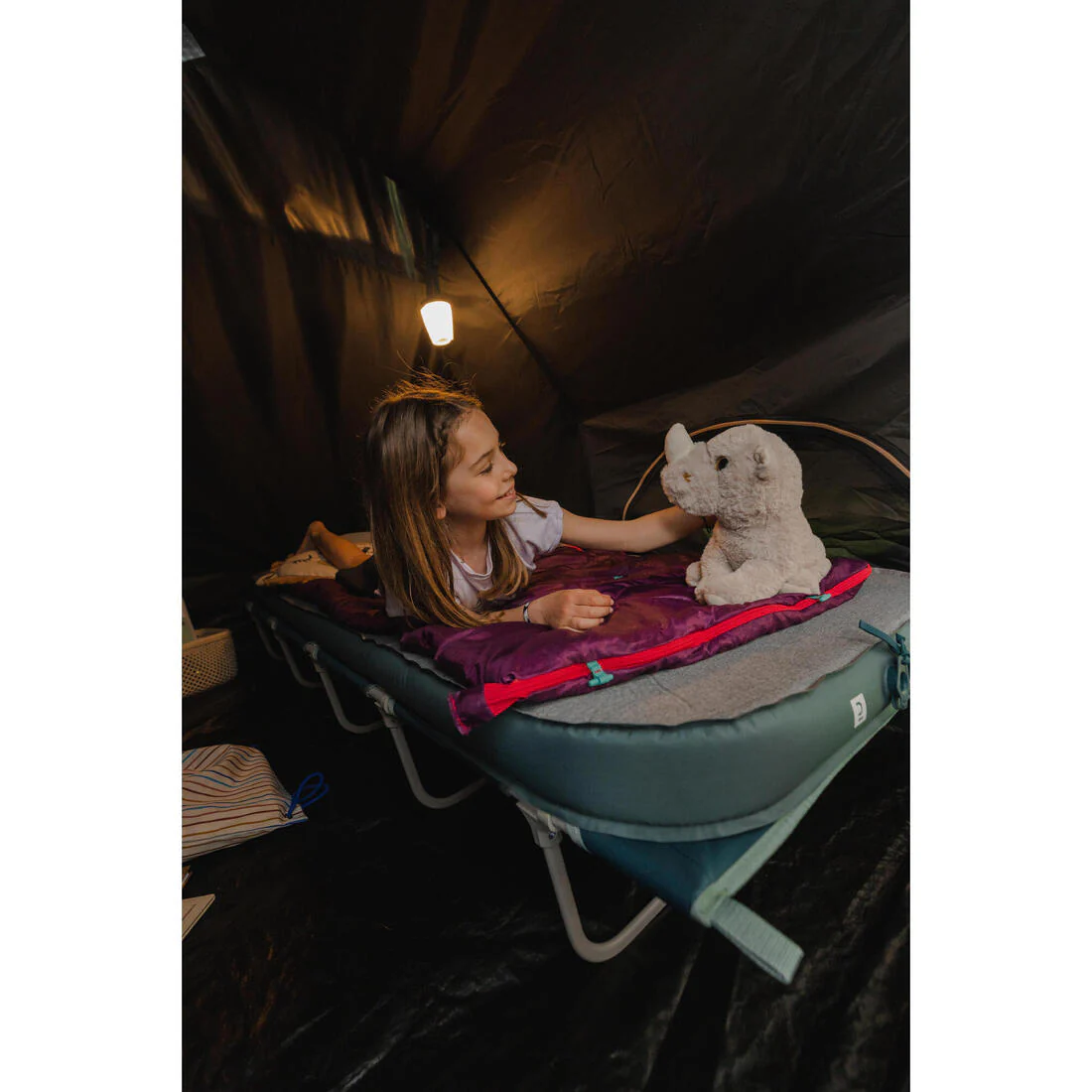 Camping Bed Basic Camp Bed 60 cm 1 Person - Image 3
