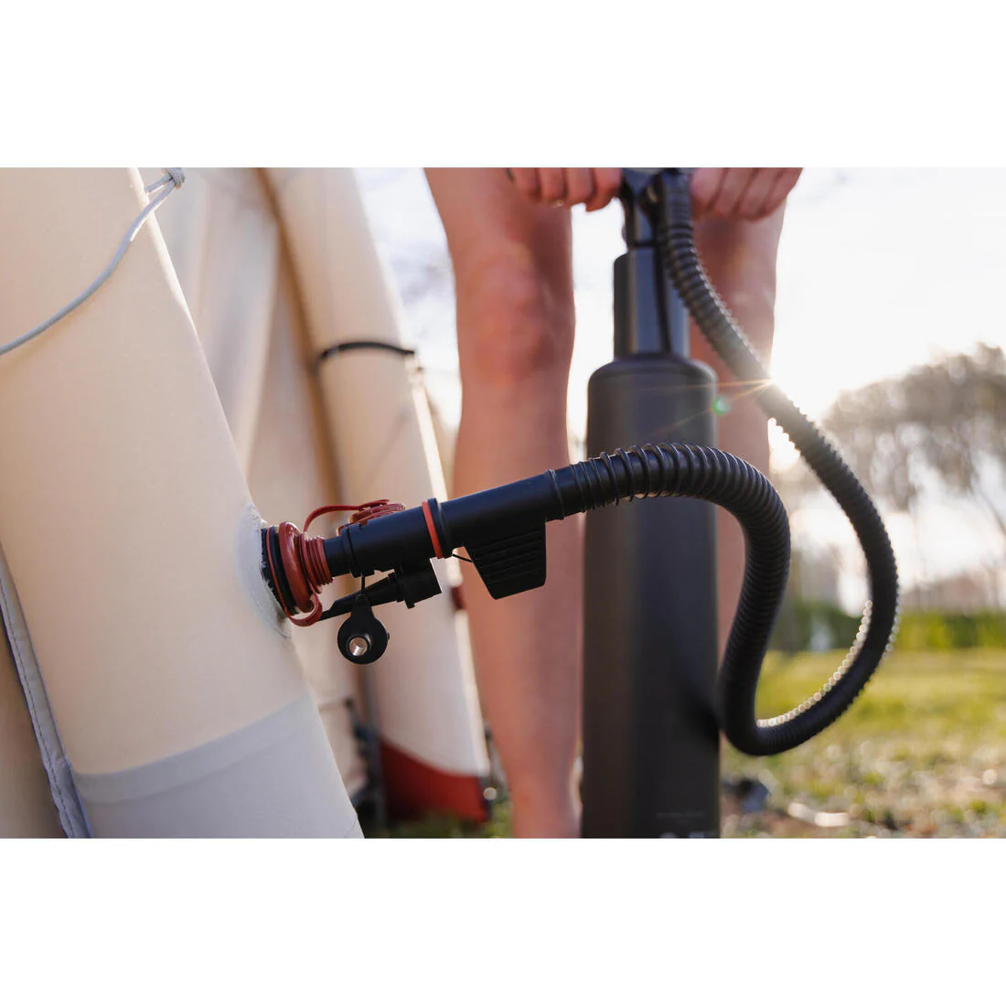 CAMPING HAND PUMP - ULTIM COMFORT 10 PSI - RECOMMENDED FOR INFLATABLE TENT - Image 3