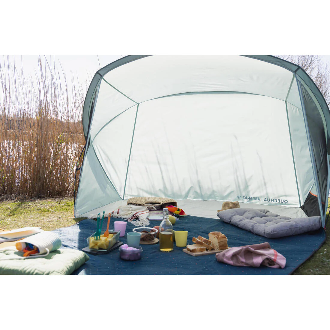 Camping Shelter with Poles - 4 person - Arpenaz 4P - Image 14