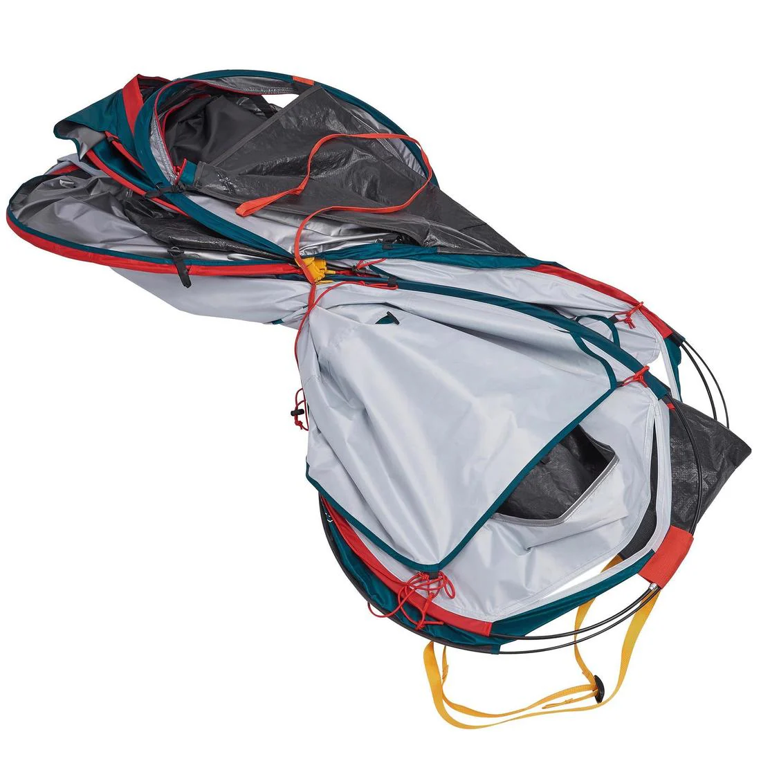 Camping tent - 2 SECONDS XL - 2-person - Fresh & Black - Image 20