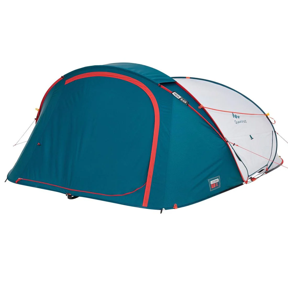 Camping tent - 2 SECONDS XL - 3-person - Fresh & Black - Image 2