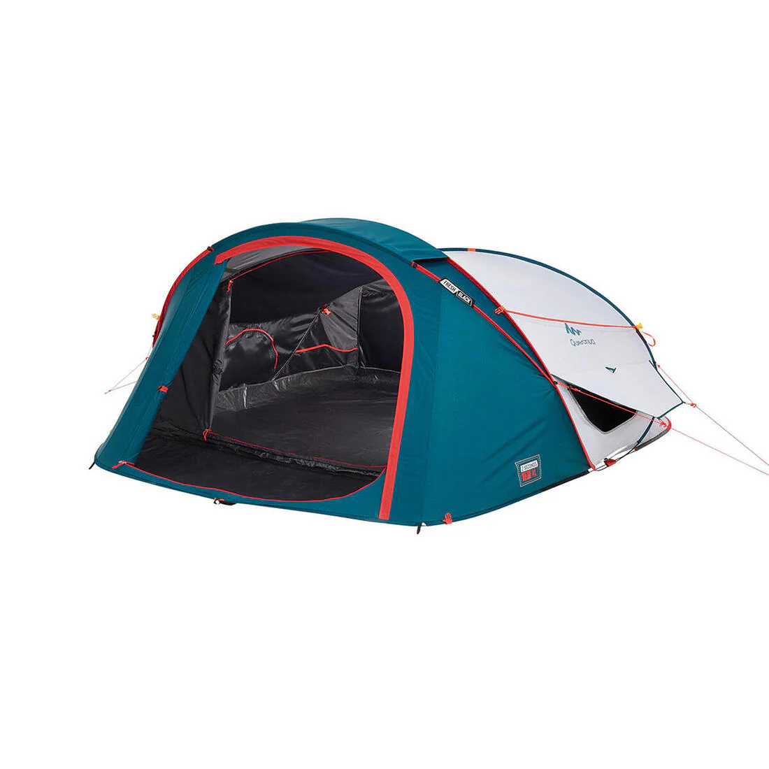 Camping tent - 2 SECONDS XL - 3-person - Fresh & Black - Image 29