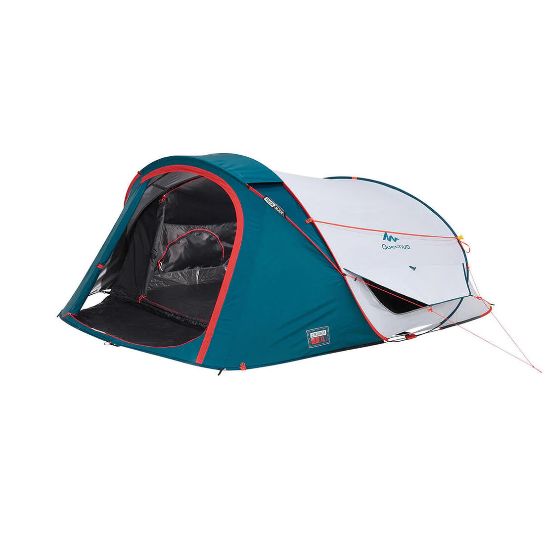 Camping tent - 2 SECONDS XL - 3-person - Fresh & Black - Image 30