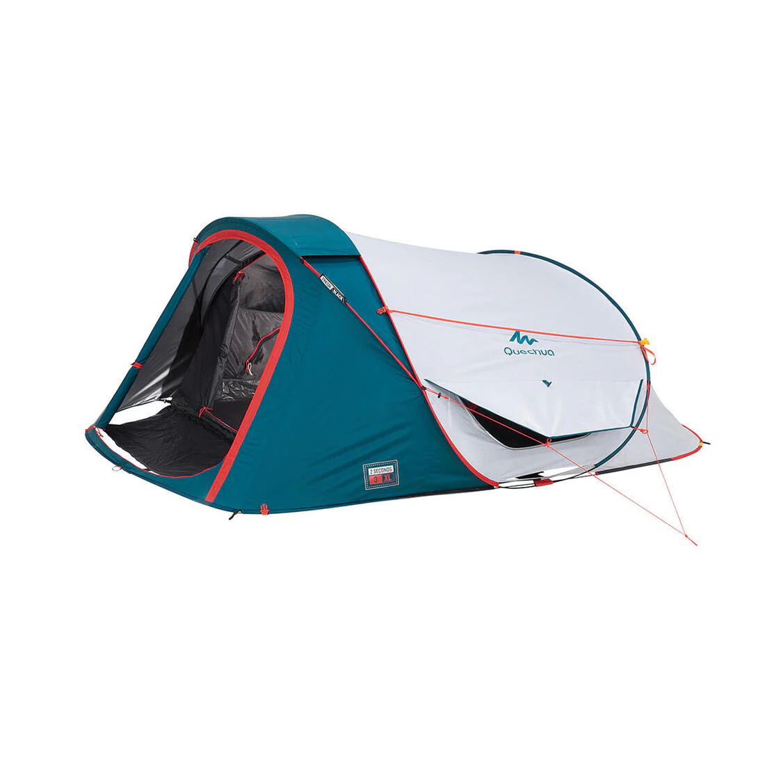 Camping tent - 2 SECONDS XL - 3-person - Fresh & Black - Image 31