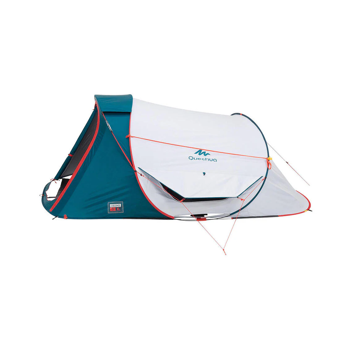 Camping tent - 2 SECONDS XL - 3-person - Fresh & Black - Image 33