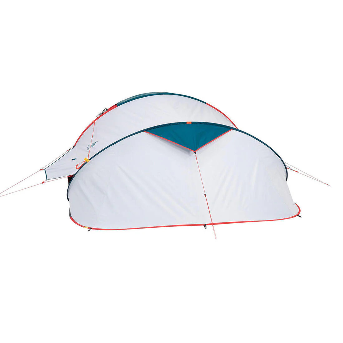 Camping tent - 2 SECONDS XL - 3-person - Fresh & Black - Image 41