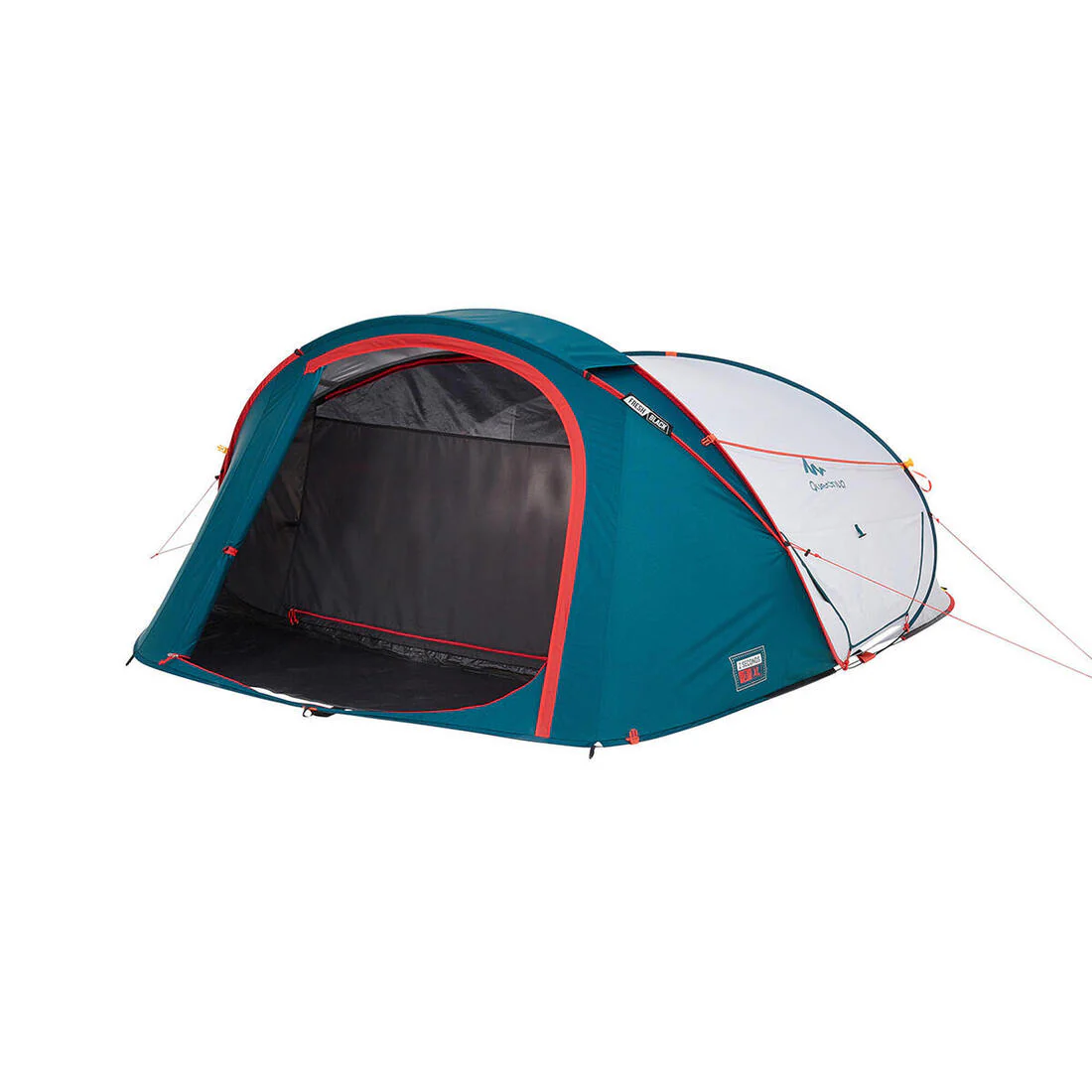 Camping tent - 2 SECONDS XL - 3-person - Fresh & Black - Image 63