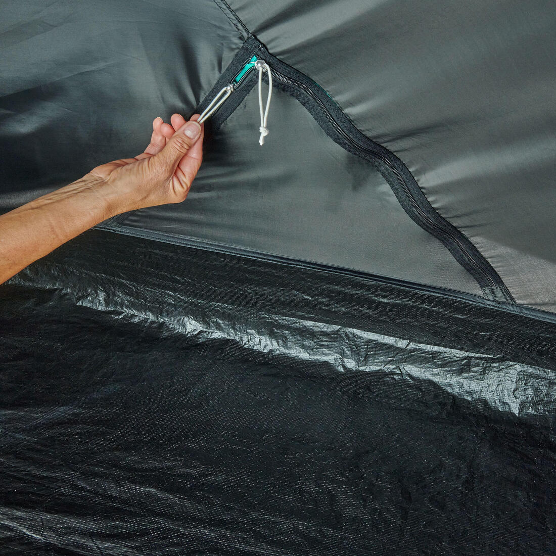 Camping tent - MH100 XL Fresh & Black - 3 person - Image 12