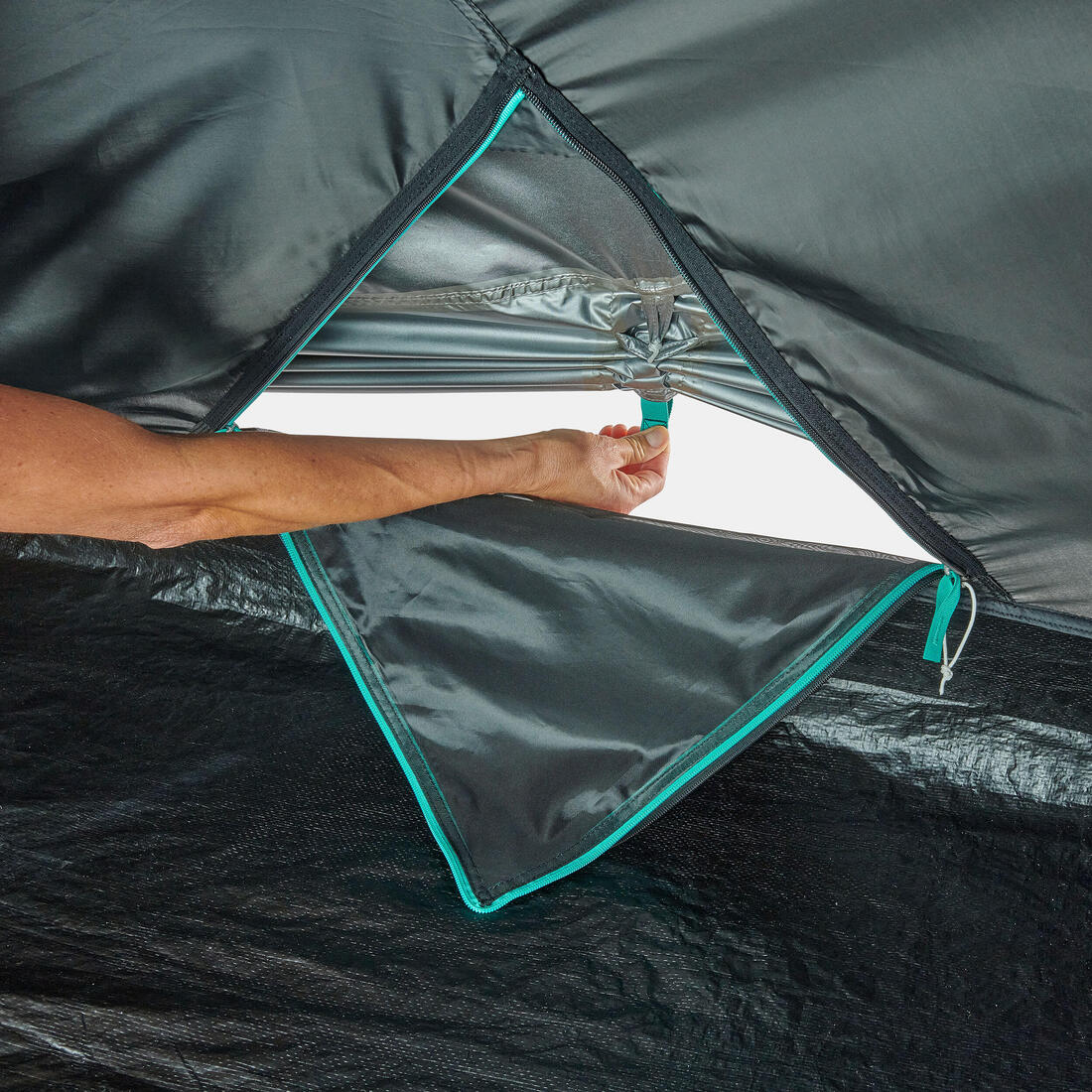 Camping tent - MH100 XL Fresh & Black - 3 person - Image 14