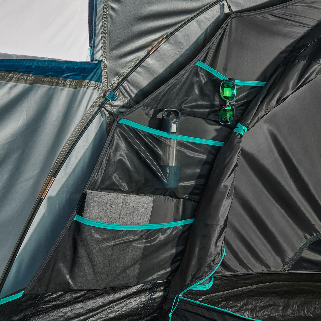 Camping tent - MH100 XL Fresh & Black - 3 person - Image 17
